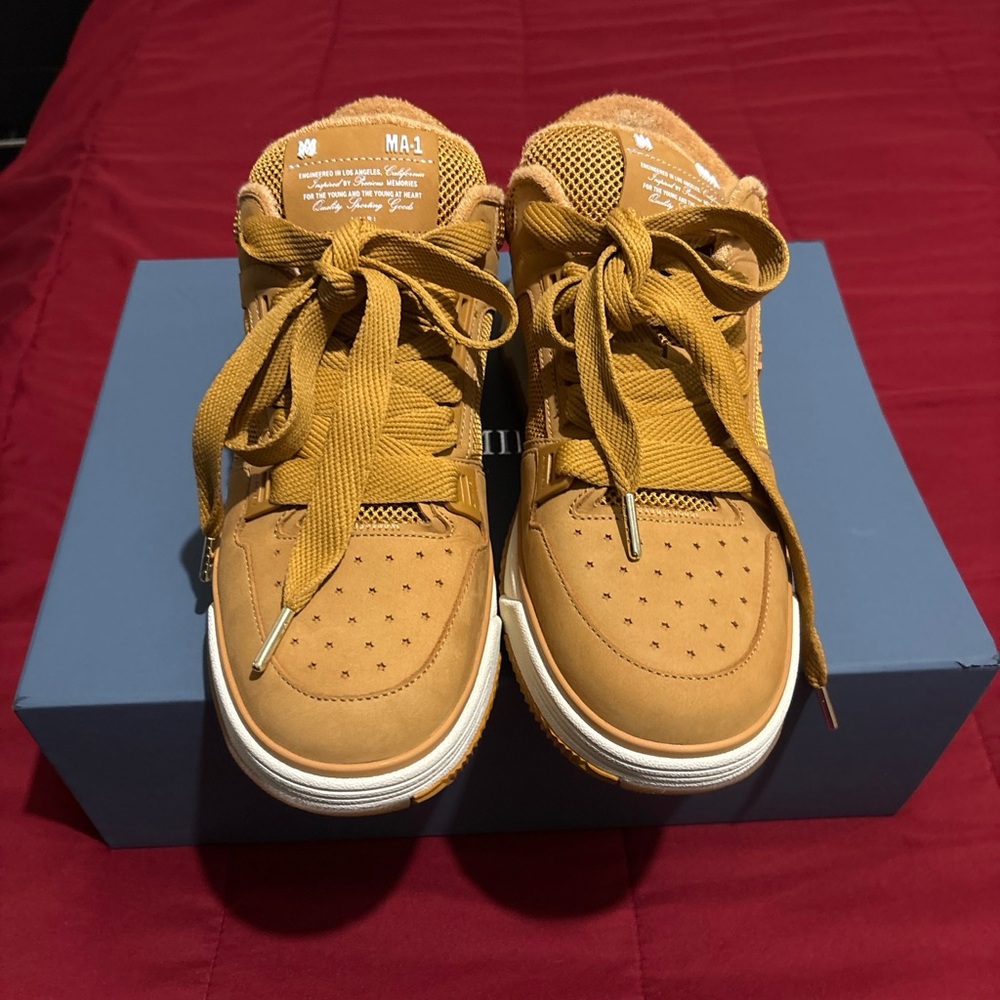 AMIRI Ma-1 Nubuck Wheat Size 12